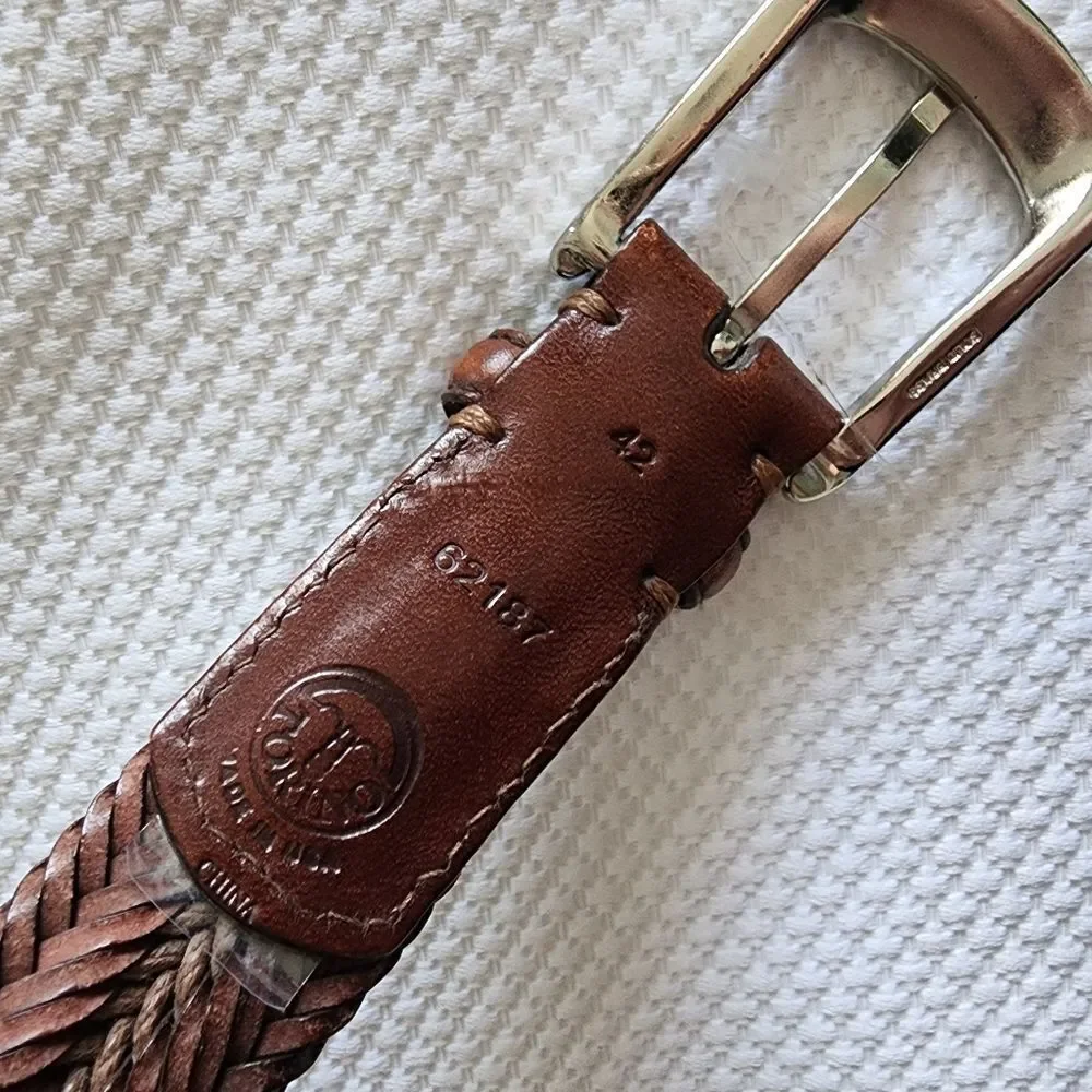 TORINO LEATHER  Brown Men's Belt